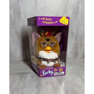 Vintage 1999 Tiger Electronics Furby Special KB Toys Edition Brown White 70-794